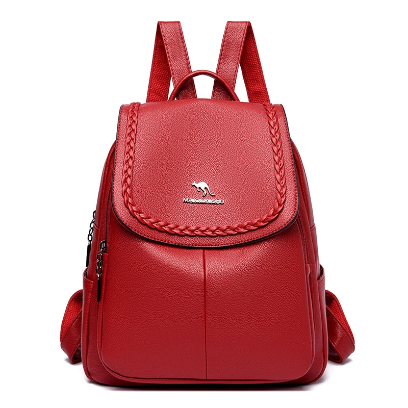 Ladies Backpack Large Capacity for Teenage Students Schoolbag