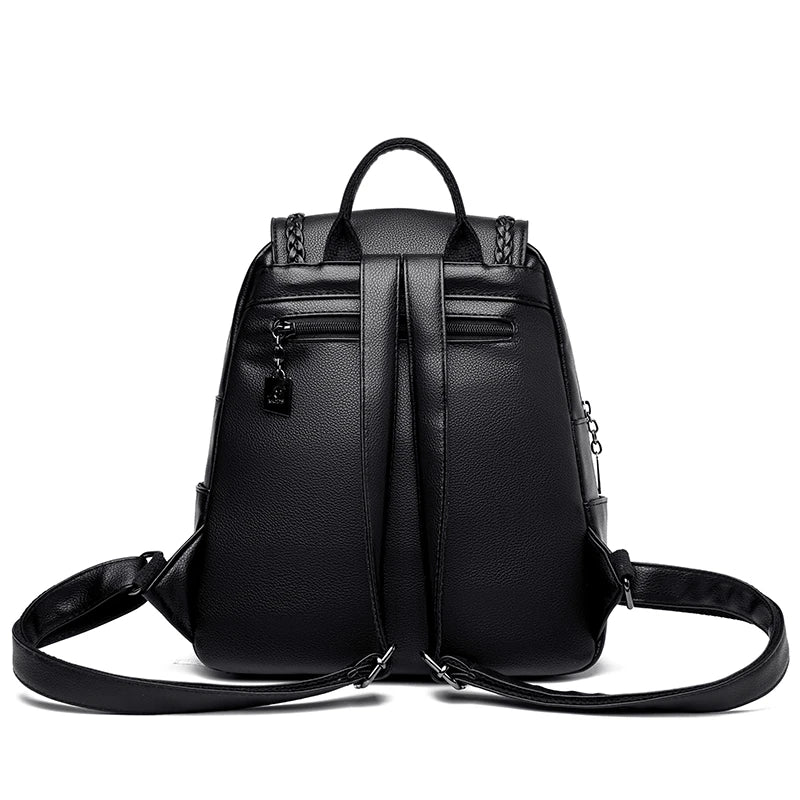 Ladies Backpack Large Capacity for Teenage Students Schoolbag