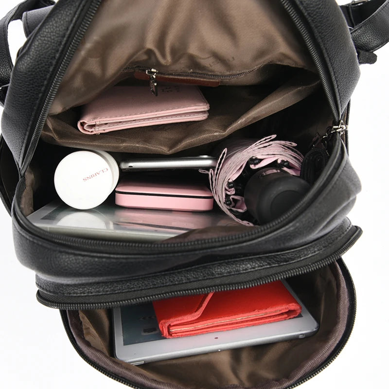 Ladies Backpack Large Capacity for Teenage Students Schoolbag