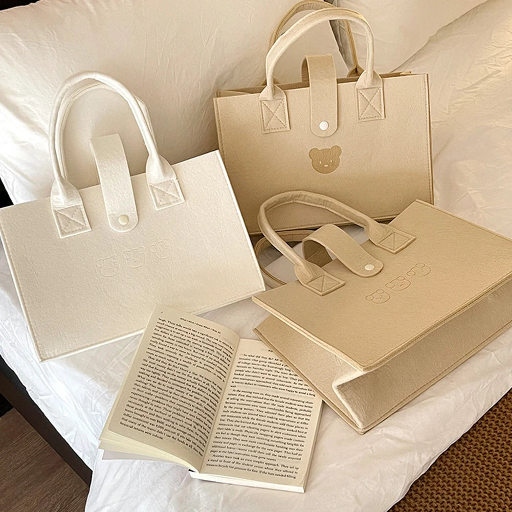 Cartoon Animal Hand Bag Tote Bags For Women Large Capacity Travel Handbags