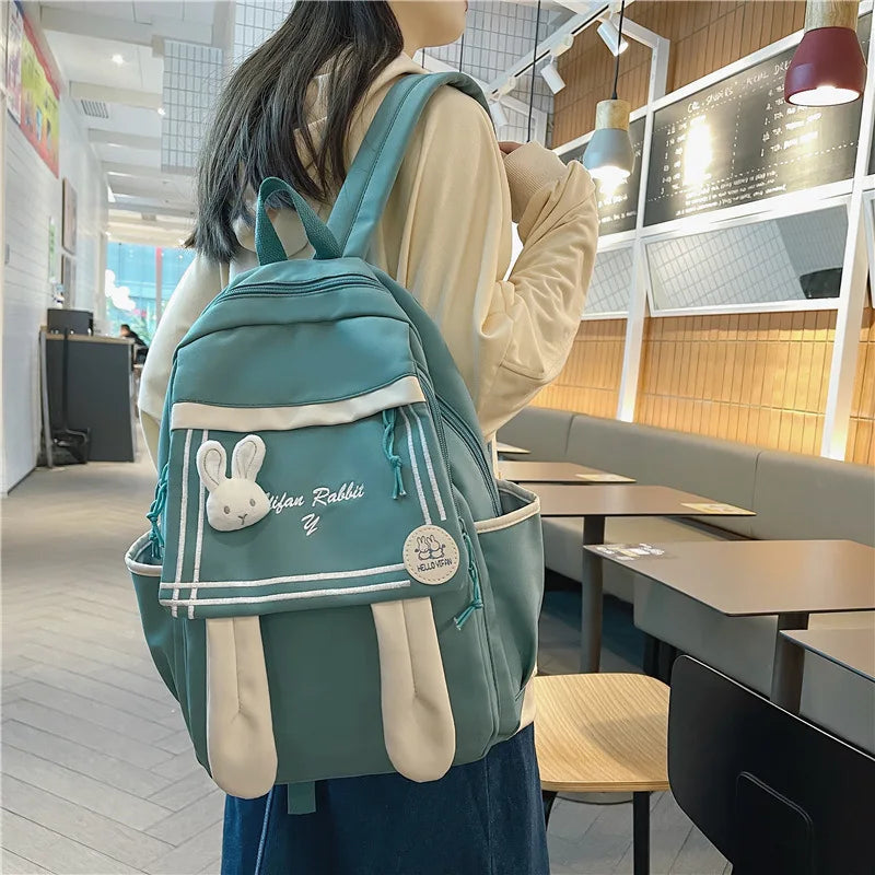 Cute Cartoon Waterproof College Backpack for Teenager Student