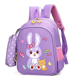 Cartoon Nylon School Bags For Kids Kindergarten SchoolBag Children Backpacks