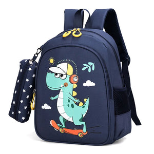 Cartoon Nylon School Bags For Kids Kindergarten SchoolBag Children Backpacks