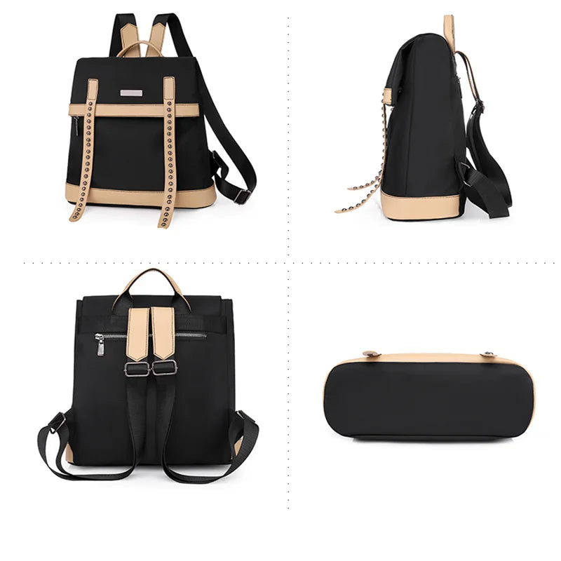 Casual Oxford Women Backpack Waterproof School Bag Ladies Travel Bag