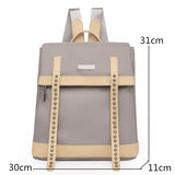 Casual Oxford Women Backpack Waterproof School Bag Ladies Travel Bag