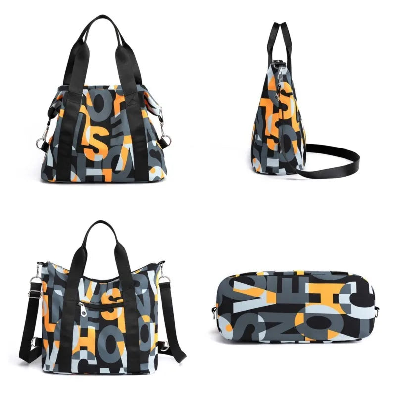 Casual Women's Messenger Bags Waterproof Nylon Shoulder Totes