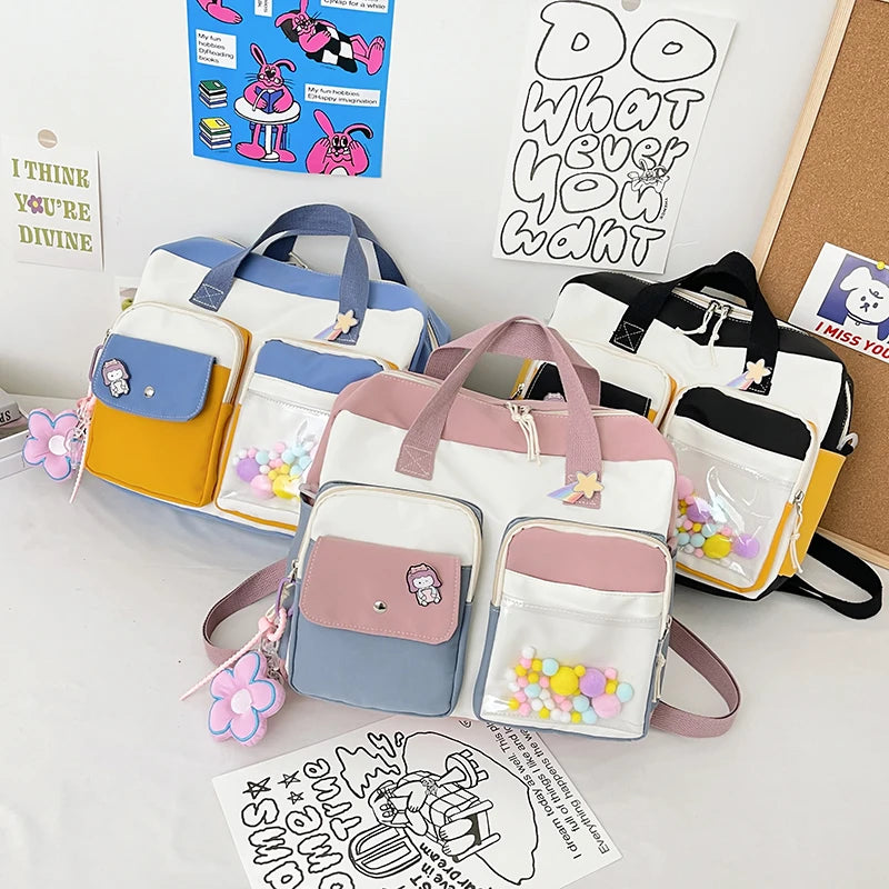 Casual Backpack Oxford Cloth Small Fresh Women's Backpack