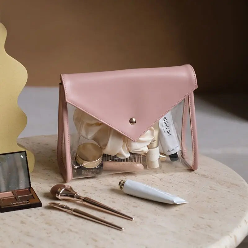 Portable Makeup Organizer Toiletry Pouch Travel Cosmetic Bag