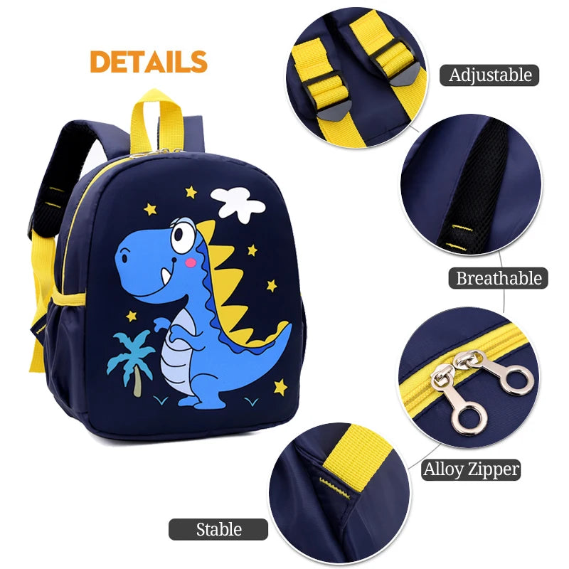 Cartoon Printed Waterproof Schoolbag for Kids