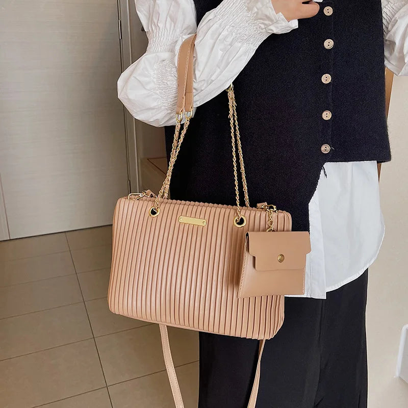 Silver Green Big Totes Underarm Bags Handbags