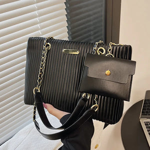 Silver Green Big Totes Underarm Bags Handbags