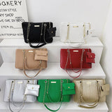 Silver Green Big Totes Underarm Bags Handbags