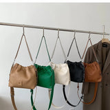 Chain Handbag Pleated Shoulder Bag for Women Clutch Purses Crossbody Bag
