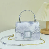 Colorful Handbags for Women Bucket Clutch Box Square Crossbody Shopping