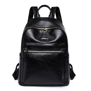 Fashion PU Leather Girl Backpack Shoulder Bag