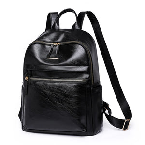 Fashion PU Leather Girl Backpack Shoulder Bag