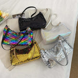 Colorful Sequin Women Shoulder Bag Underarm Bags Crossbody