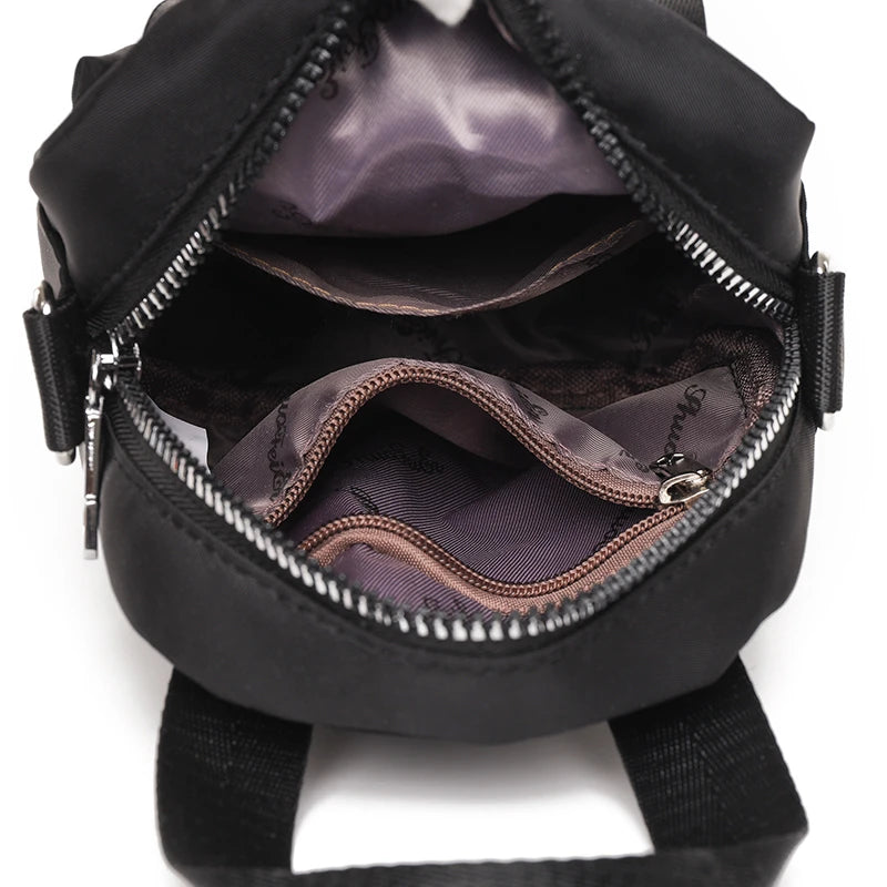 Small Nylon Women Shoulder Bag Crossbody Girls Messenger Handbag