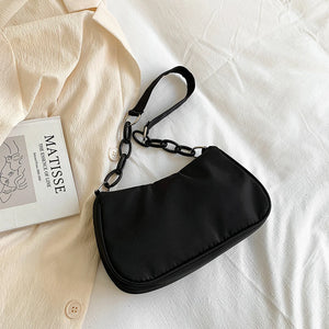 Casual Nylon Zipper Messenger Bag for Shopping Travel
