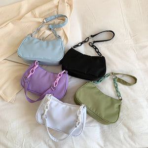 Casual Nylon Zipper Messenger Bag for Shopping Travel