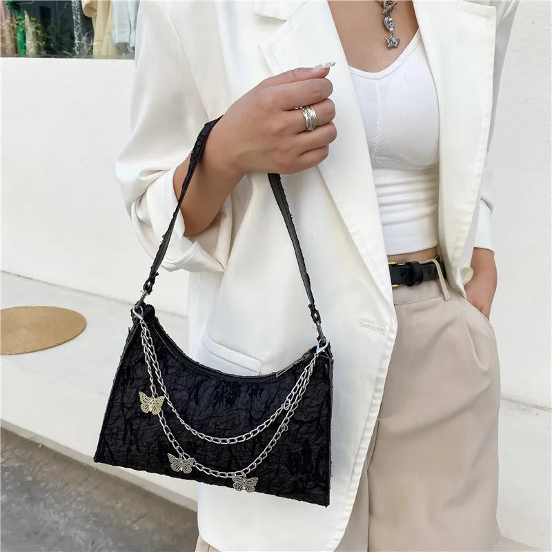 Summer Retro Crossbody Bag Underarm Small High Fashionable