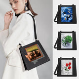 Wild Women Shoulder Messenger Square Bags 3D Pattern Handbag Tote