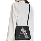 Sweet Style Initial Name Letter Print Shoulder Bag for Women