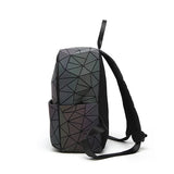 Women Mini Luminous Backpack Geometry Folding Daily Backpack