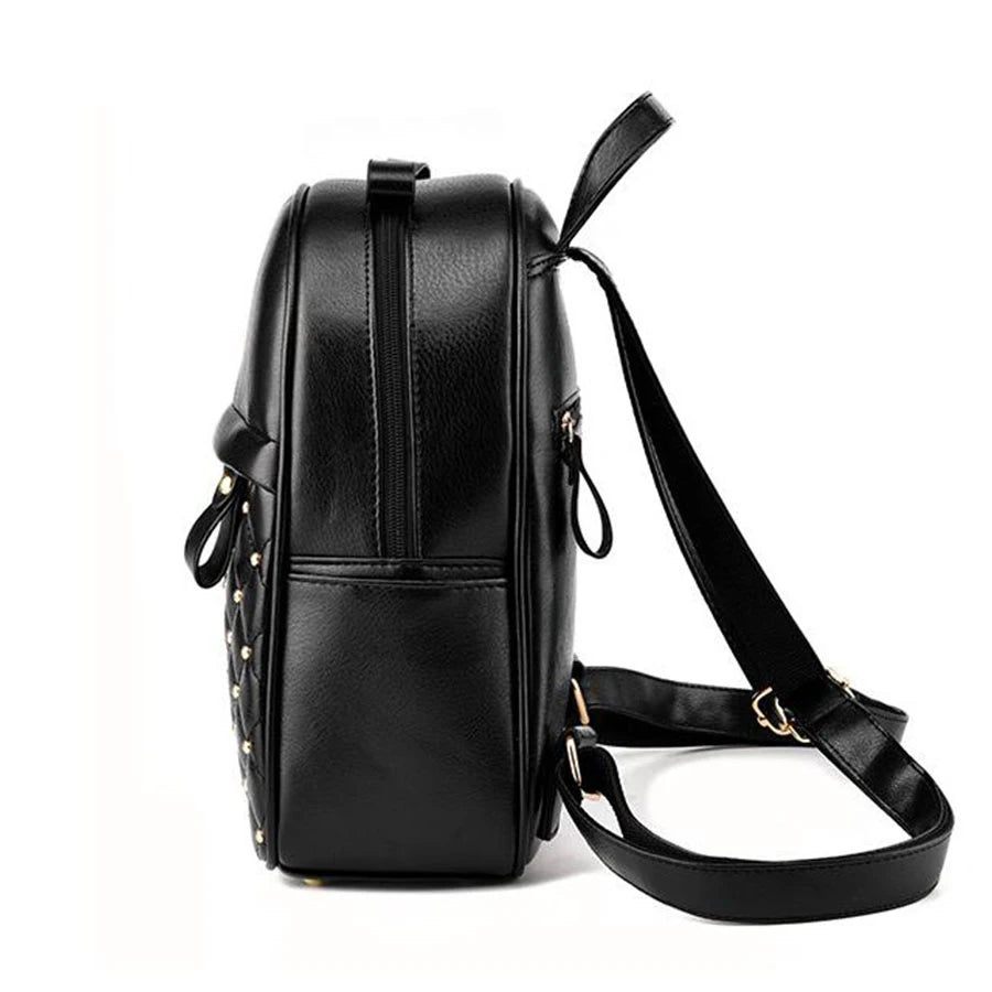 Casual Bead Backpack for Teenage Girls Female Backpack