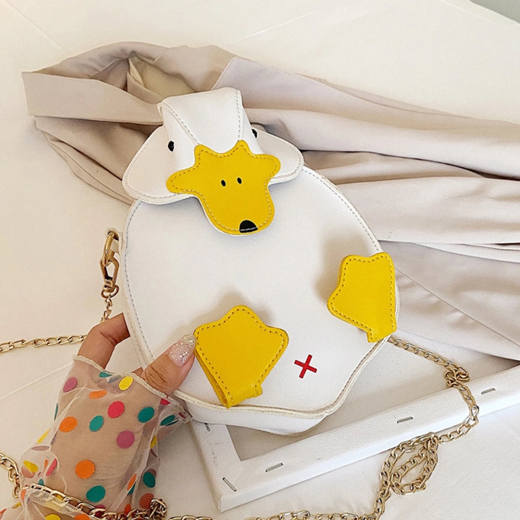 Cartoon Duck Crossbody Messenger Shoulder Bag