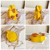 Cartoon Duck Crossbody Messenger Shoulder Bag