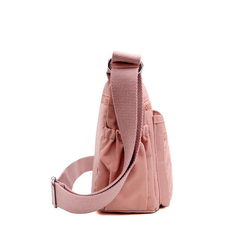 Women Crossbody Bag Waterproof Nylon Oxford Travel Purse sac a main