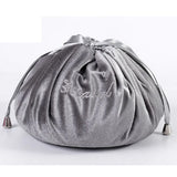 Flannelette Travel Makeup Bag Draw String Organizer