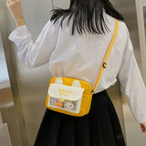 Cartoon Rabbit Messenger Bag for Women Student Girl Shoulder Bag