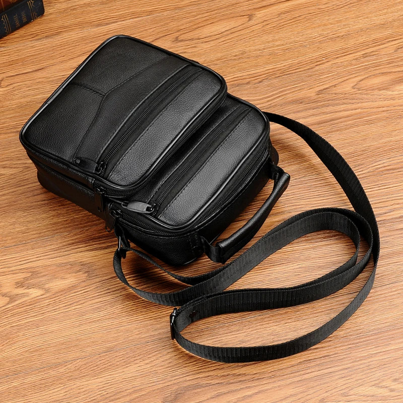 Small Leather Shoulder Bag Cross Body Messenger Handbag