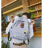 Harajuku Ulzzang 3D Long Ears Rabbit Bear Backpack Girls Travel Shoulder Bag