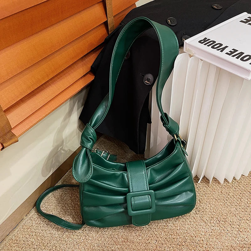 High Woman PU Leather Handbags Latest Style Female Crossbody Bags