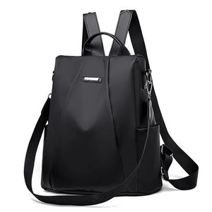 Hot Women's Backpack Casual Nylon Solid School Bag