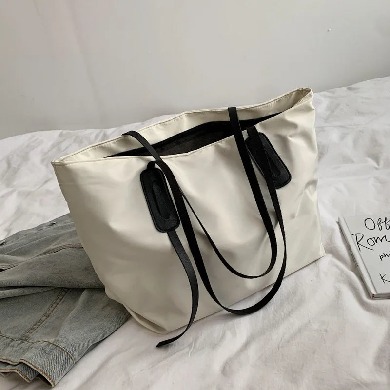 Korea Japanese Style Women Large-capacity Nylon Shoulder Bag