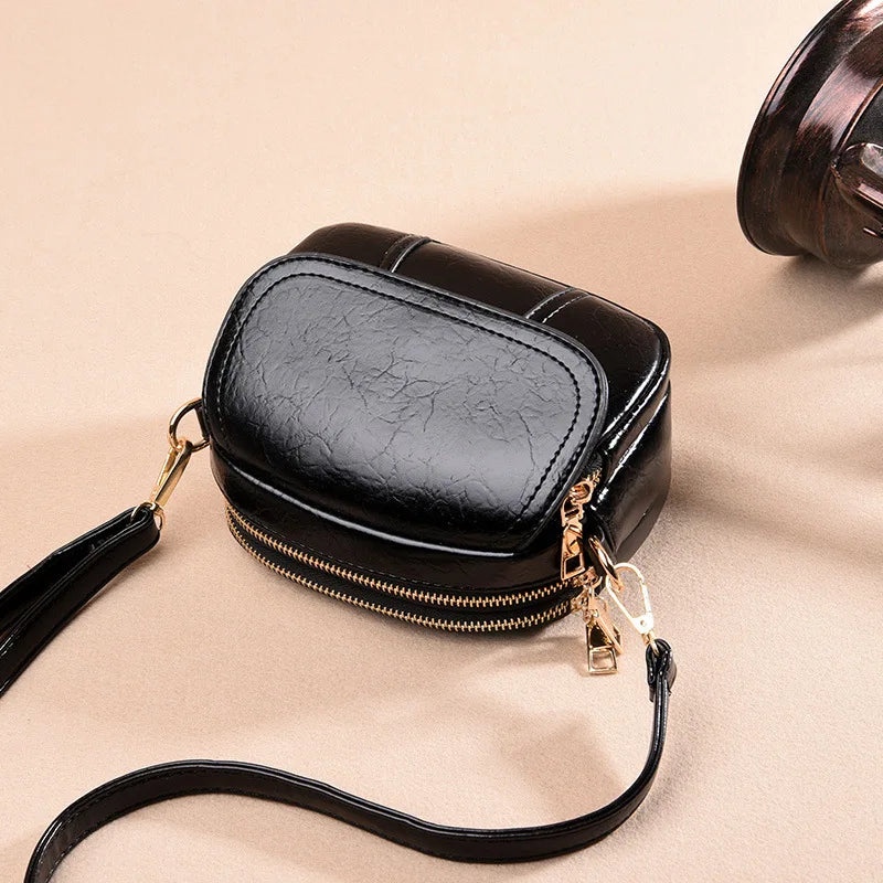 Women Crossbody Bags High Capacity Shoulder Handbag PU Leather Messenger Bags