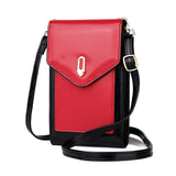 Panelled Small Crossbody Phone Bag For Women Female Mini Messenger Bags