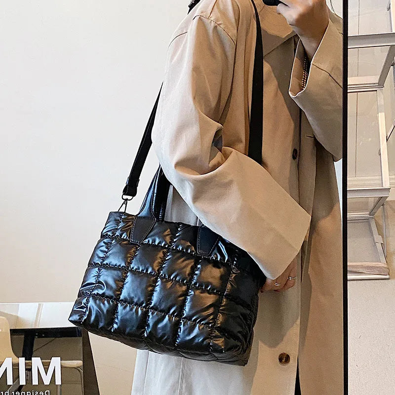 Cotton Shoulder Messenger Bag Large Tote Bag