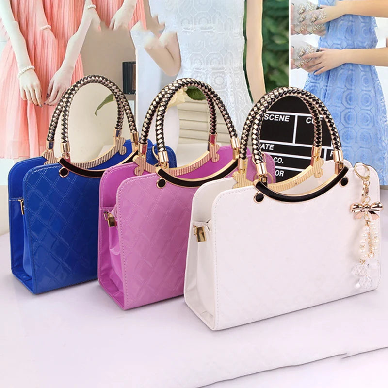 Casual Tote Handbag Messenger Bag Top-Handle Purse Wallet Leather