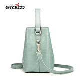 Bucket Shoulder Bag Drawstring Crossbody Bag Women Handbag