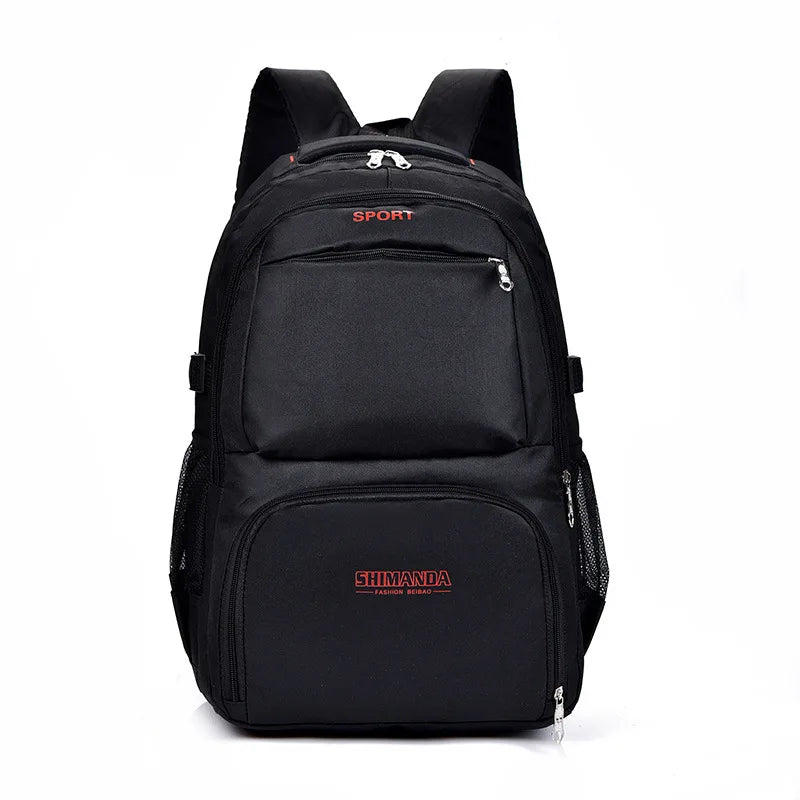 Business Backpack Laptop Bag Men's Large Capacity Solid Backpack