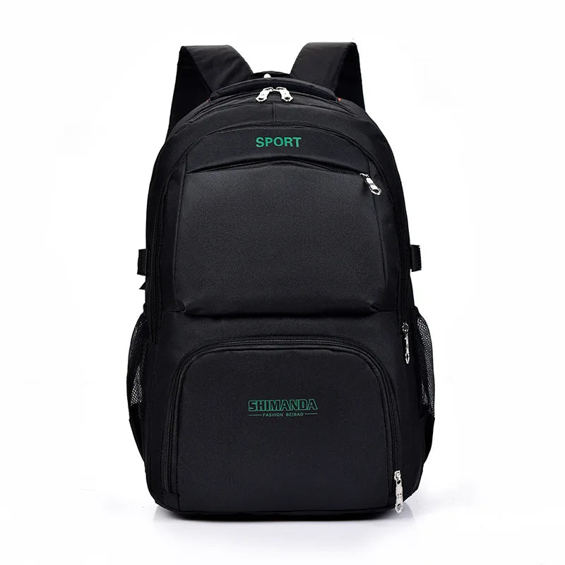 Business Backpack Laptop Bag Men's Large Capacity Solid Backpack