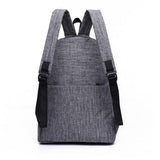 Canvas Backpacks School Bags for Teenagers Travel Laptop Grey
