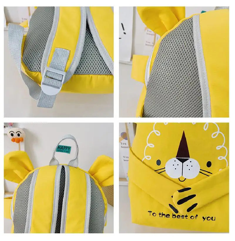 Cartoon Kids Backpack Schoolbag Kindergarten Book Bag Travel Snack Bag