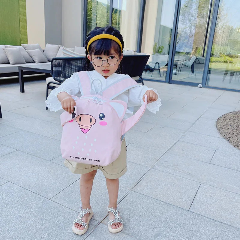 Cartoon Kids Backpack Schoolbag Kindergarten Book Bag Travel Snack Bag