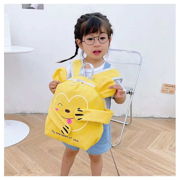 Cartoon Kids Backpack Schoolbag Kindergarten Book Bag Travel Snack Bag